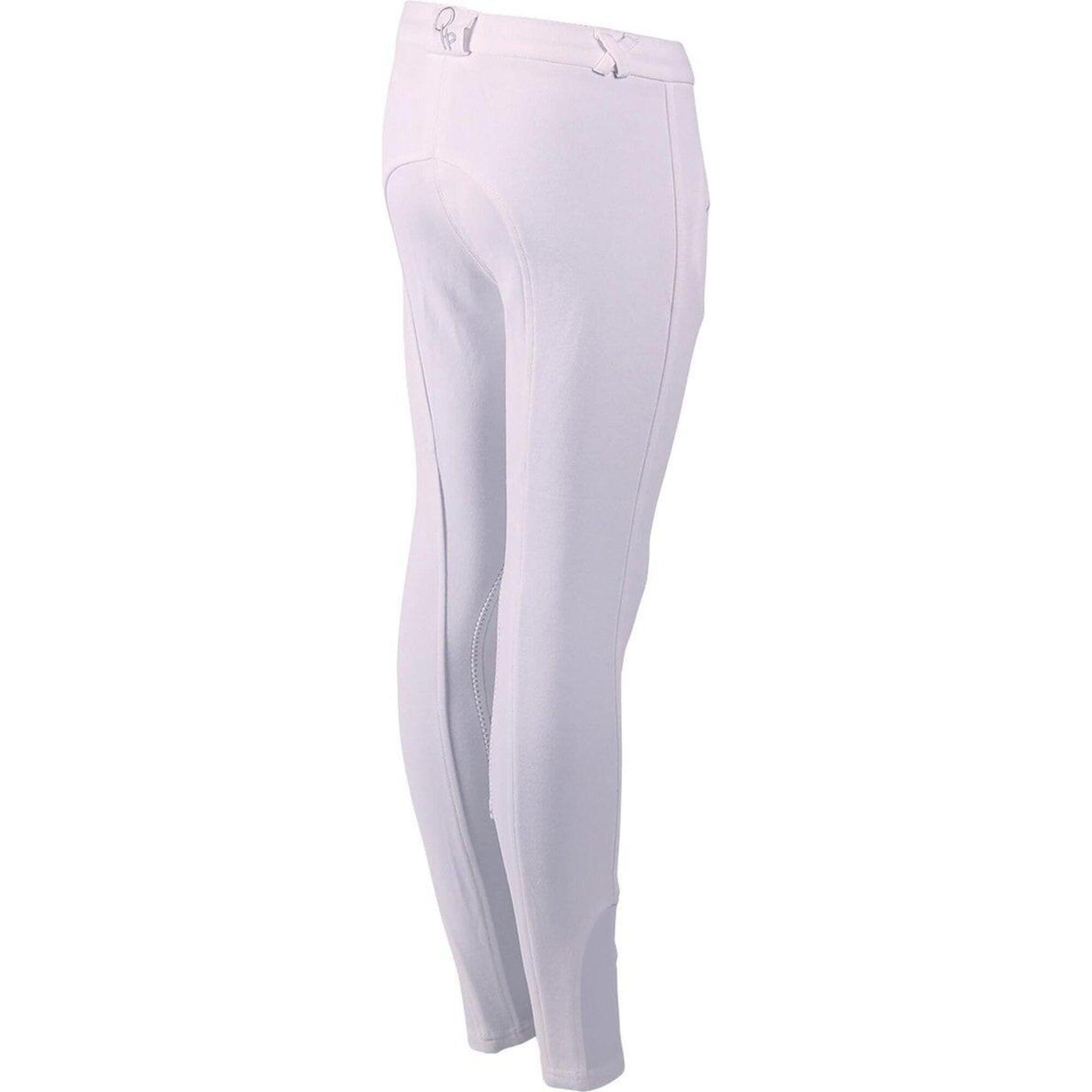 Pantalon d'équitation QHP Junior - Blanc