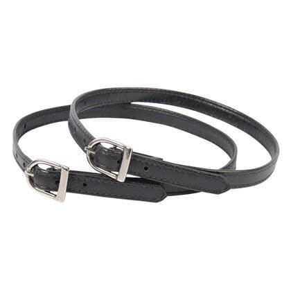 Sporenriem Soft Leder -  Zwart 2/2