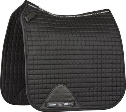 Tapis de Selle Weatherbeeta Prime Noir - Dressage Poney