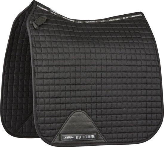 Tapis de Selle Weatherbeeta Prime Noir - Dressage Poney