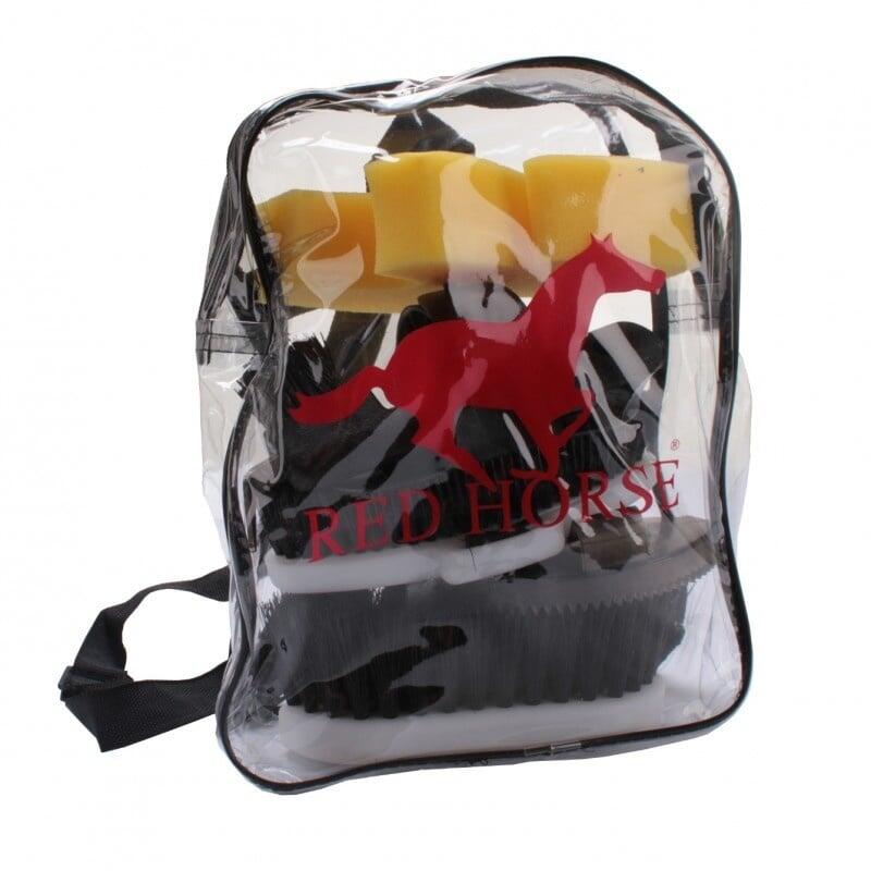 RED HORSE Groomingkit Bagpack  8 delig - Zwart