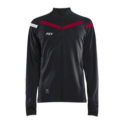 Veste de rugby Force XV VICTOIRE noir-rouge