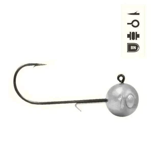 JIG MUSTAD NR. 5/0, 25 GRAME, 2 BUC / SET 1/2