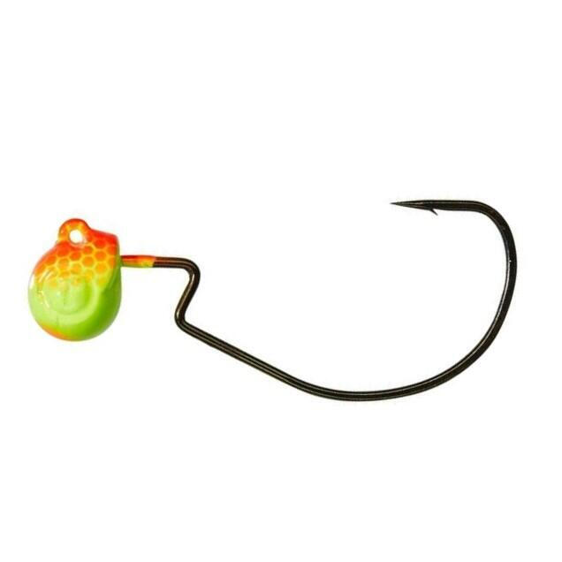 JIG GUNKI G.TEX ORANGE/FL.YELLOW NR 2/0, 3,5 G, 3 BUC / PLIC