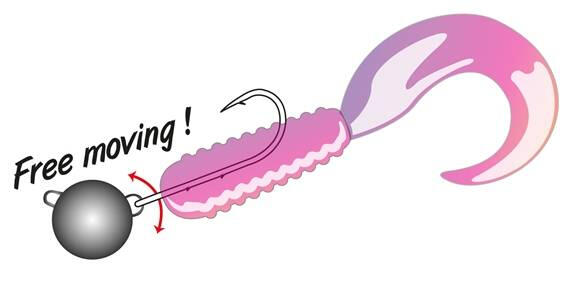 Gamakatsu Hooks Single 31 Gr.4 6Stück - Wurmhaken 3/3