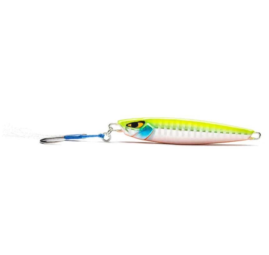 PILKER MUSTAD TRACESHOT CHASTREUSE BLUEGILL 20 GRAME / 8 MM