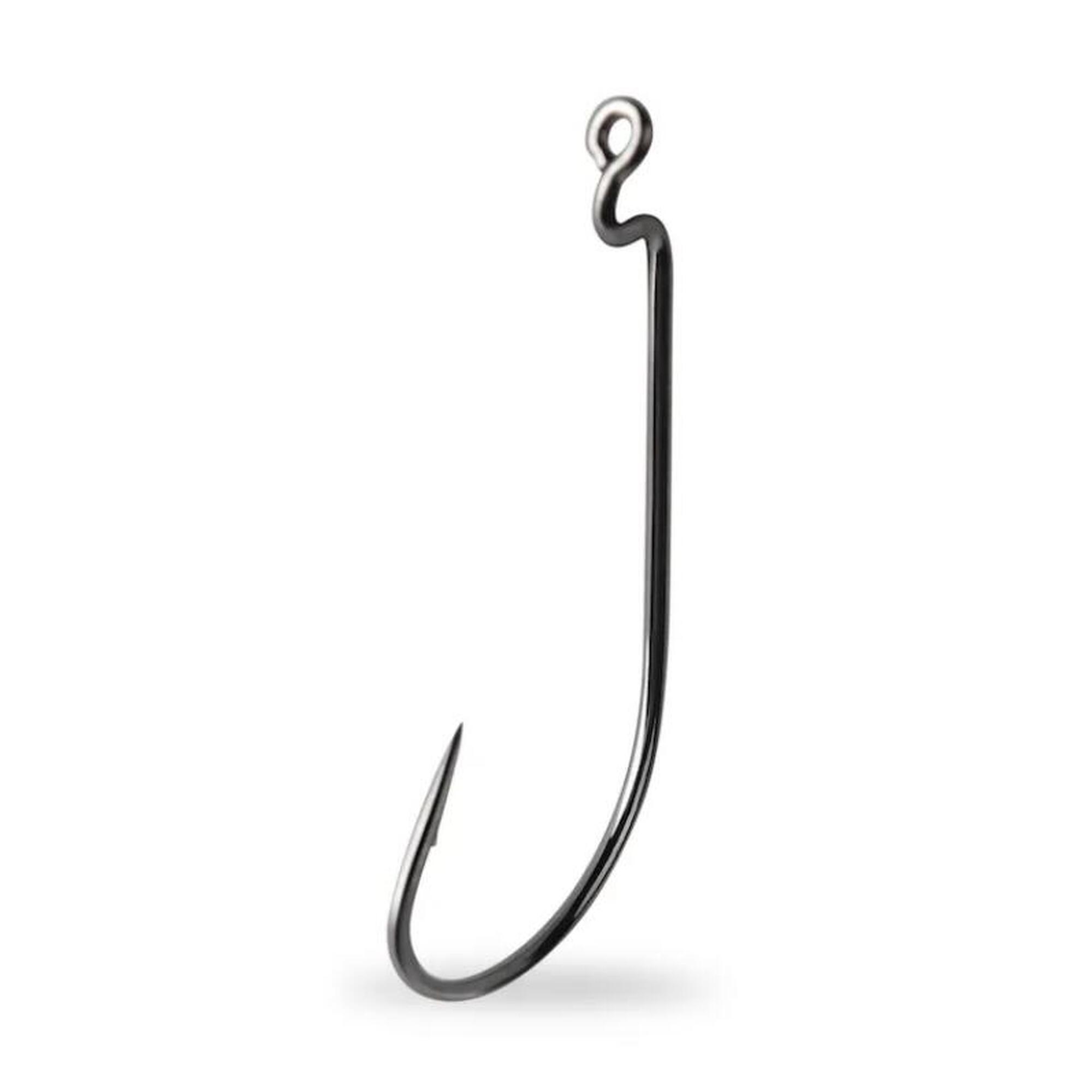 CARLIGE OFFSET MUSTAD MEGA BITE, NR 2, 10 BUC / PLIC