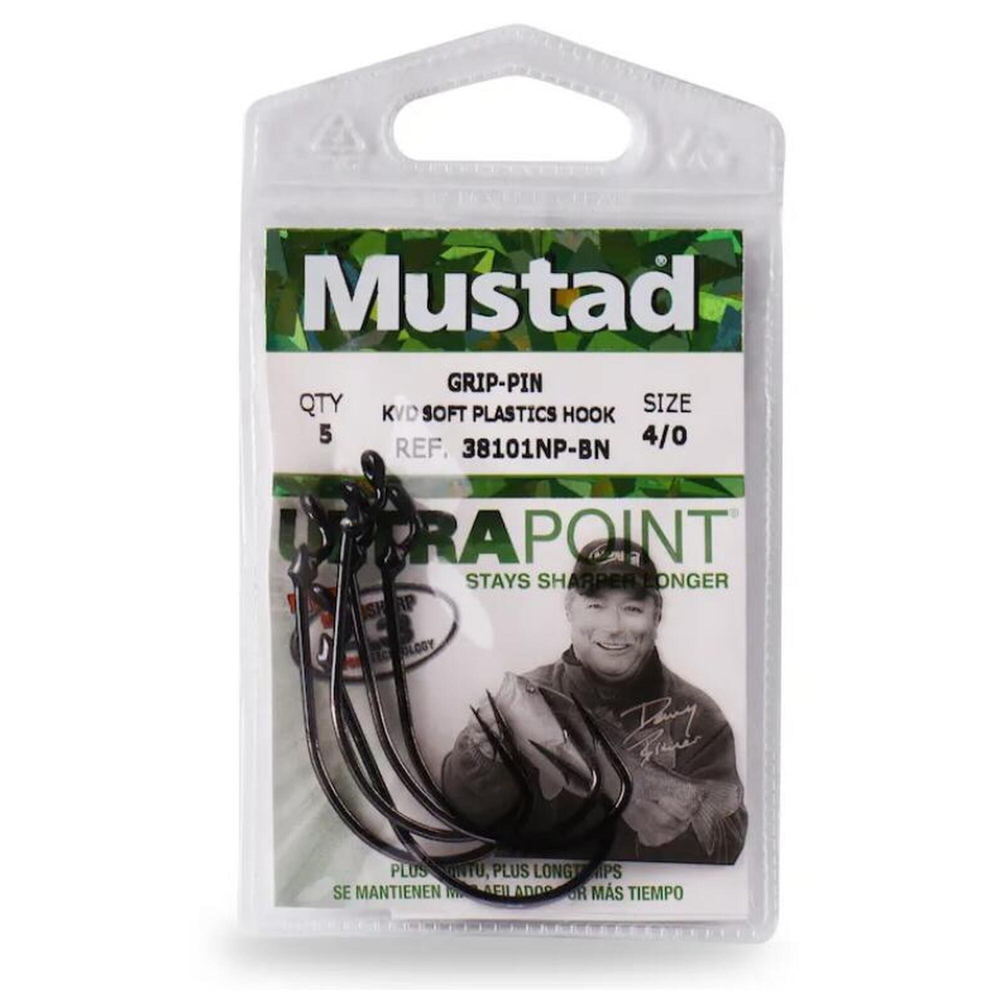 CARLIGE OFFSET MUSTAD ULTRAPOINT BLN GRIP PIN 38101NPBN, NR 3/0, 5 BUC / PLIC