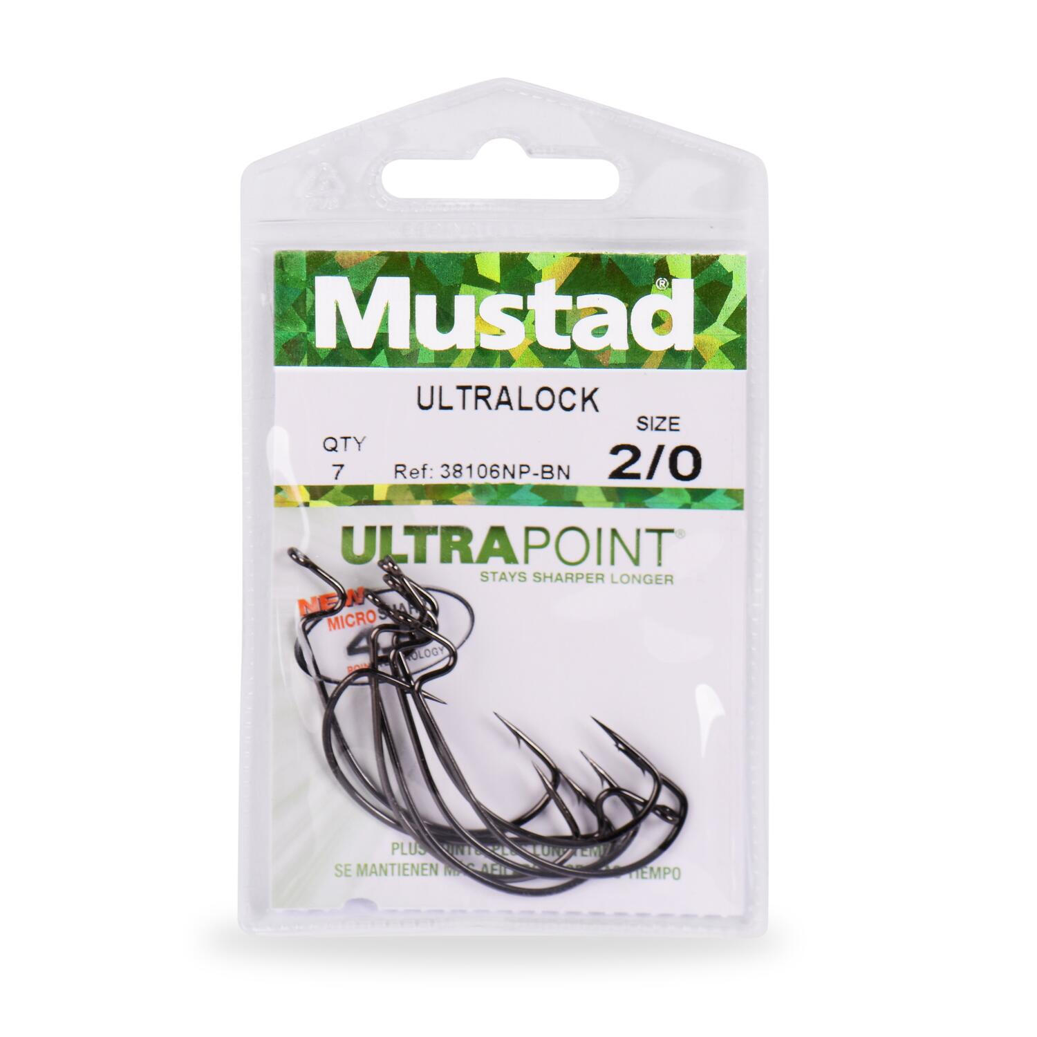 CARLIGE OFFSET MUSTAD ULTRAPOINT BLN 38106NPBN, NR 3/0, 7 BUC / PLIC