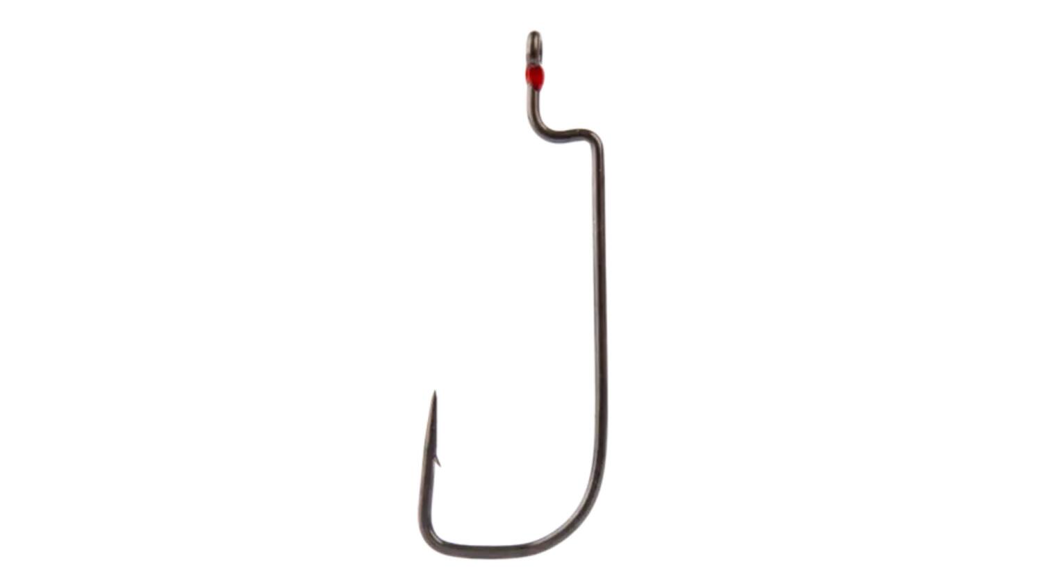 Carlige offset Mustad Tac worm titan cu ochet, nr 3/0, 6 buc / plic