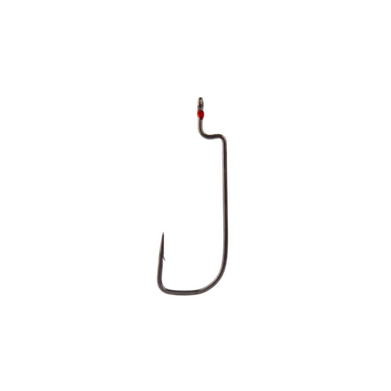 Carlige offset Mustad Tac worm titan cu ochet, nr 2/0, 6 buc / plic