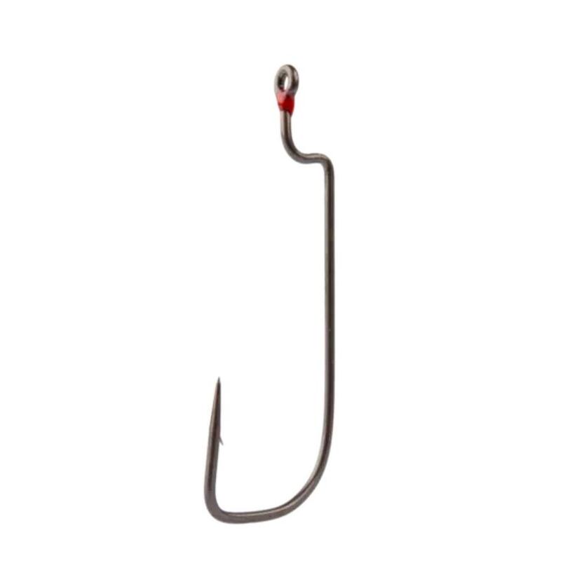 Carlige offset Mustad Tac worm titan cu ochet, nr 5/0, 5 buc / plic