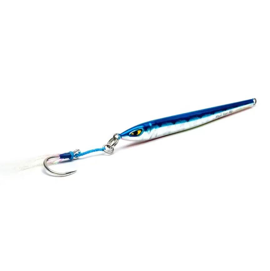 PILKER MUSTAD MOONRISER BLUE RED CHROME 120G / 20MM 2/2