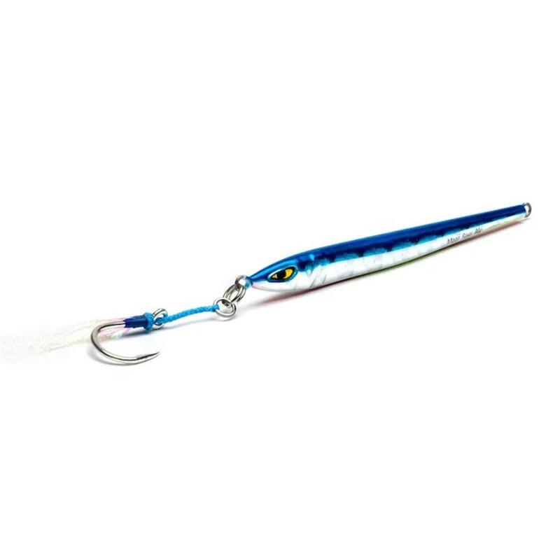 PILKER MUSTAD MOONRISER BLUE RED CHROME 120G / 20MM
