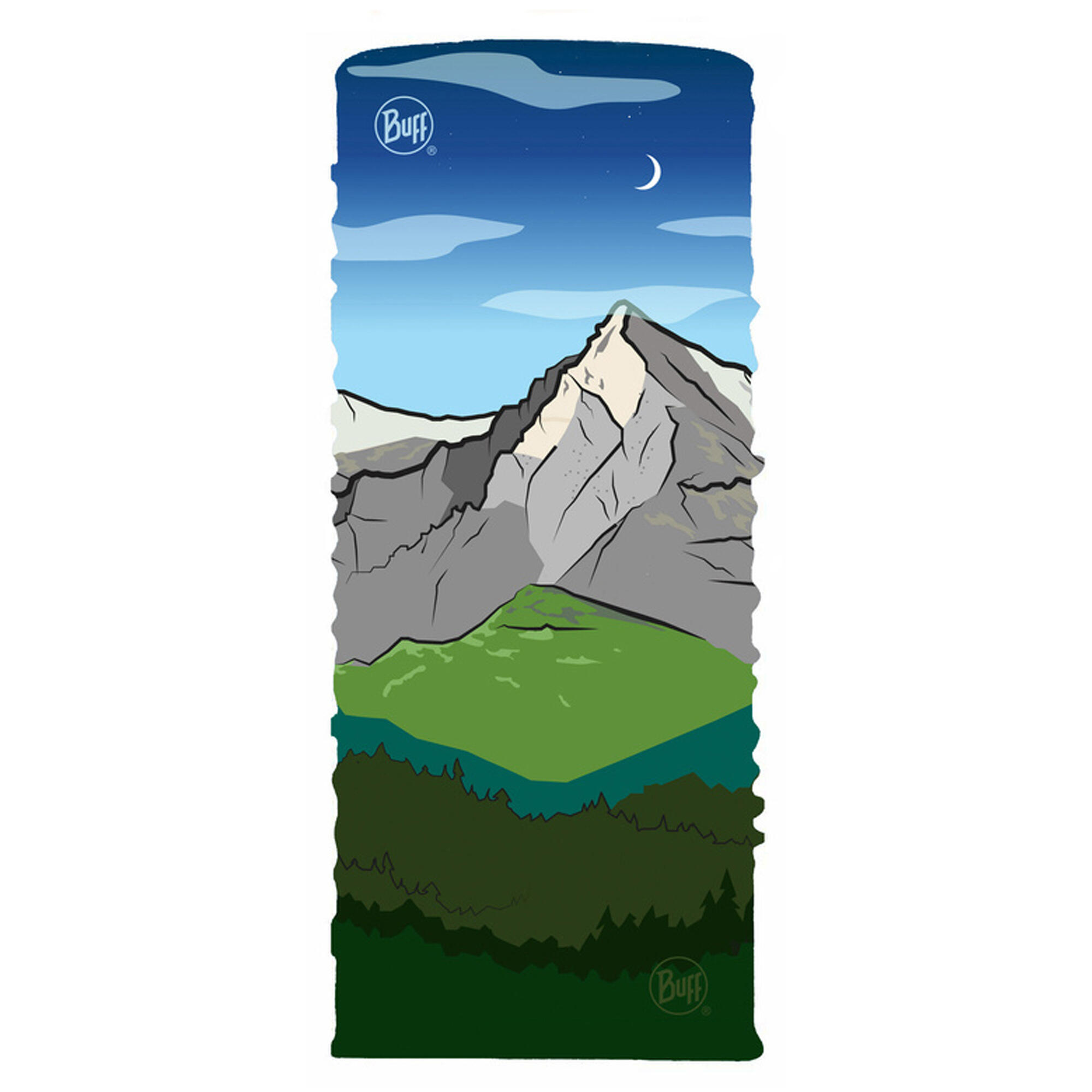 Komin na szyję bandana do biegania BUFF oryginal ecostretch