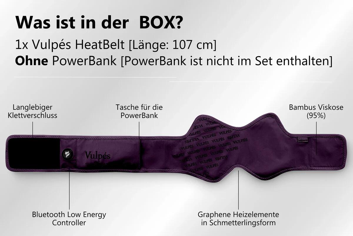 Vulpés HeatBelt - Verwarmde niergordel / ruggordel [zonder PowerBank] 6/6