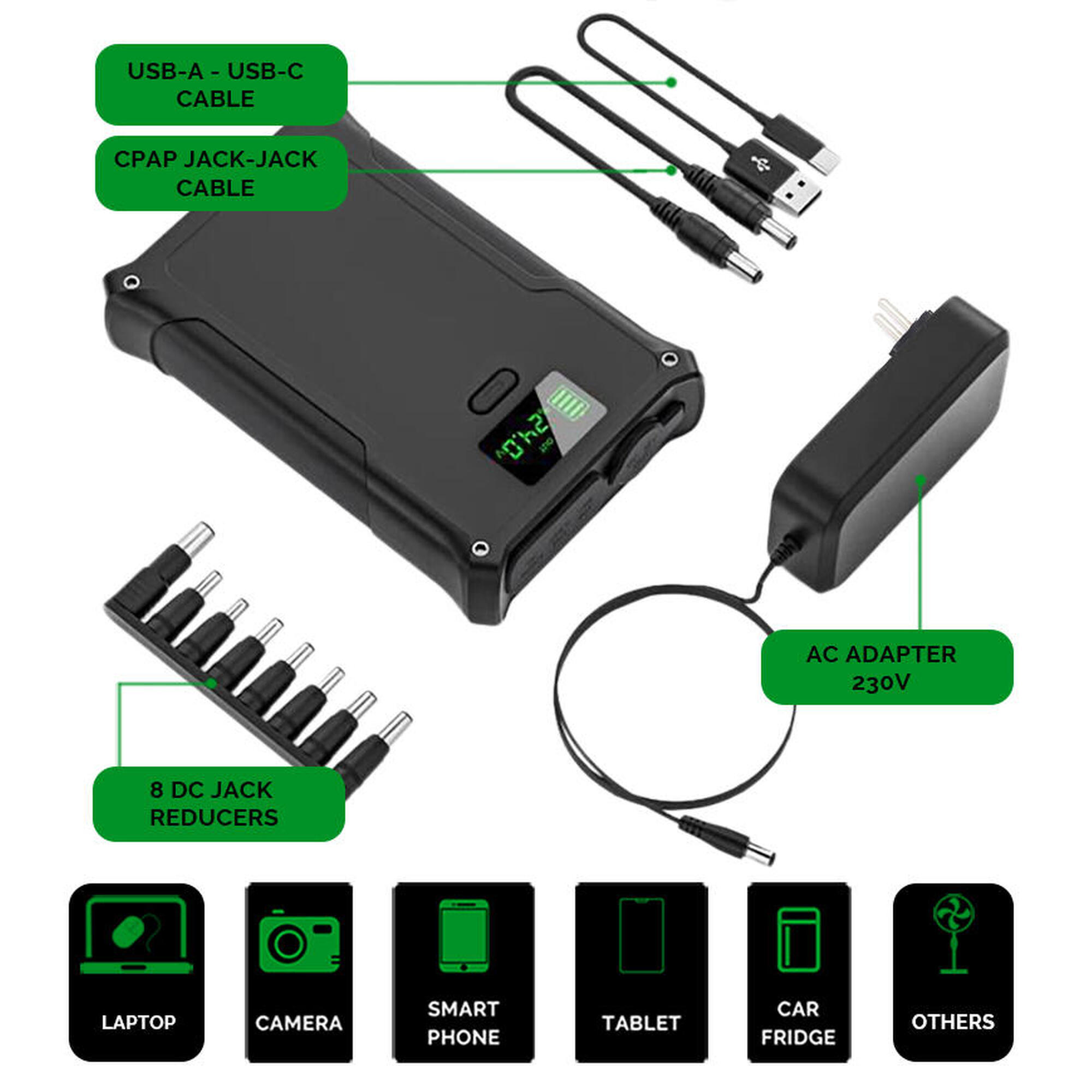 Set powerbanka Viking VIDAR I a solární panel Viking L60