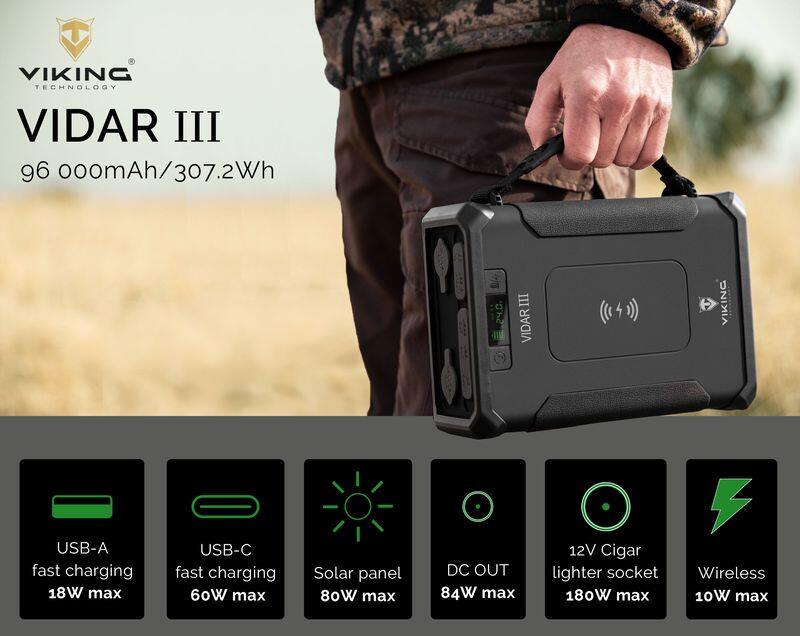 Outdoorová powerbanka Viking VIDAR III 7/7