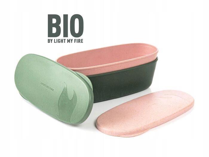 Pojemniki na żywność SnapBox Oval BIO 2-pack