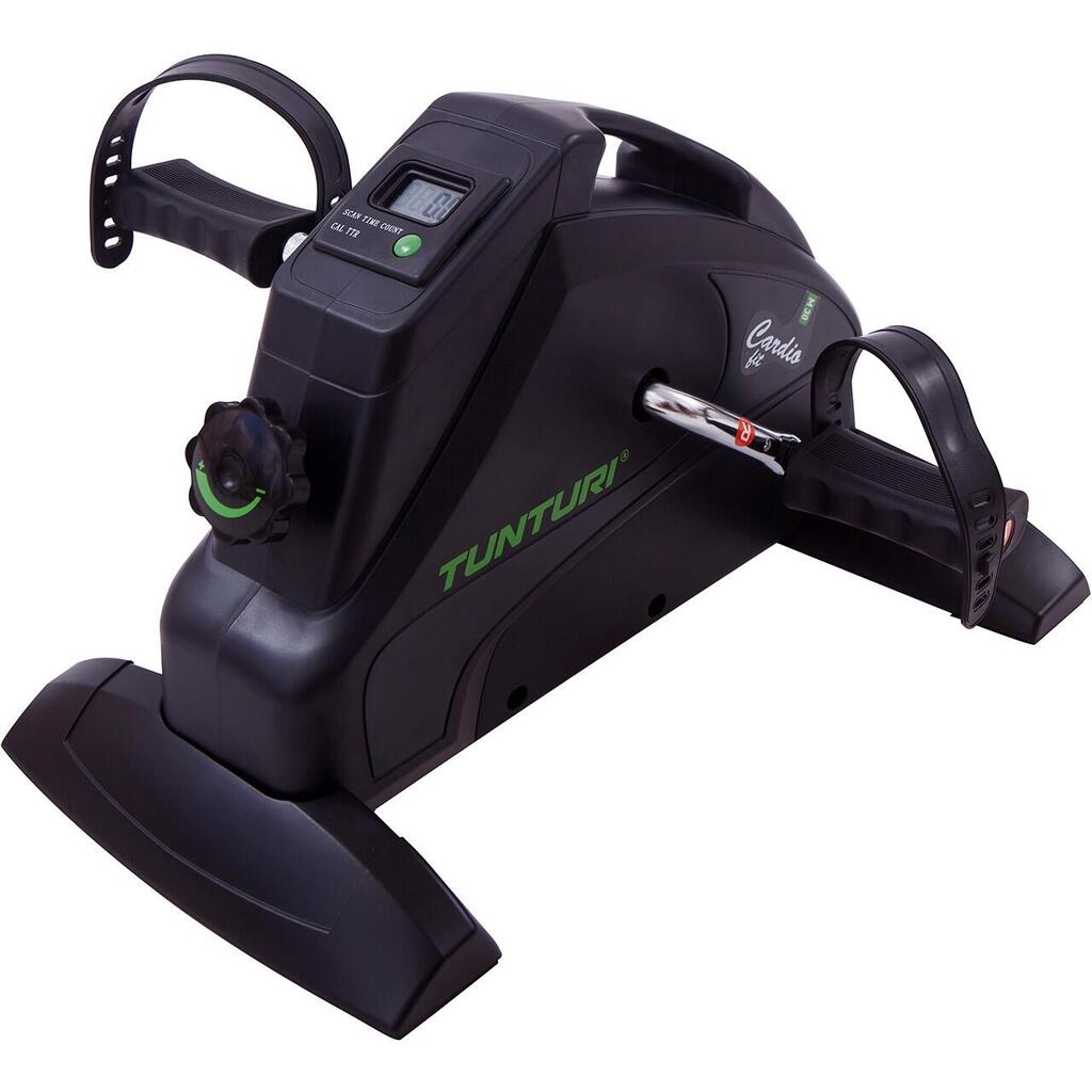Cardio Fit M30 Mini Exercise Bike/Portable Home Pedal Exerciser w/LCD - Black