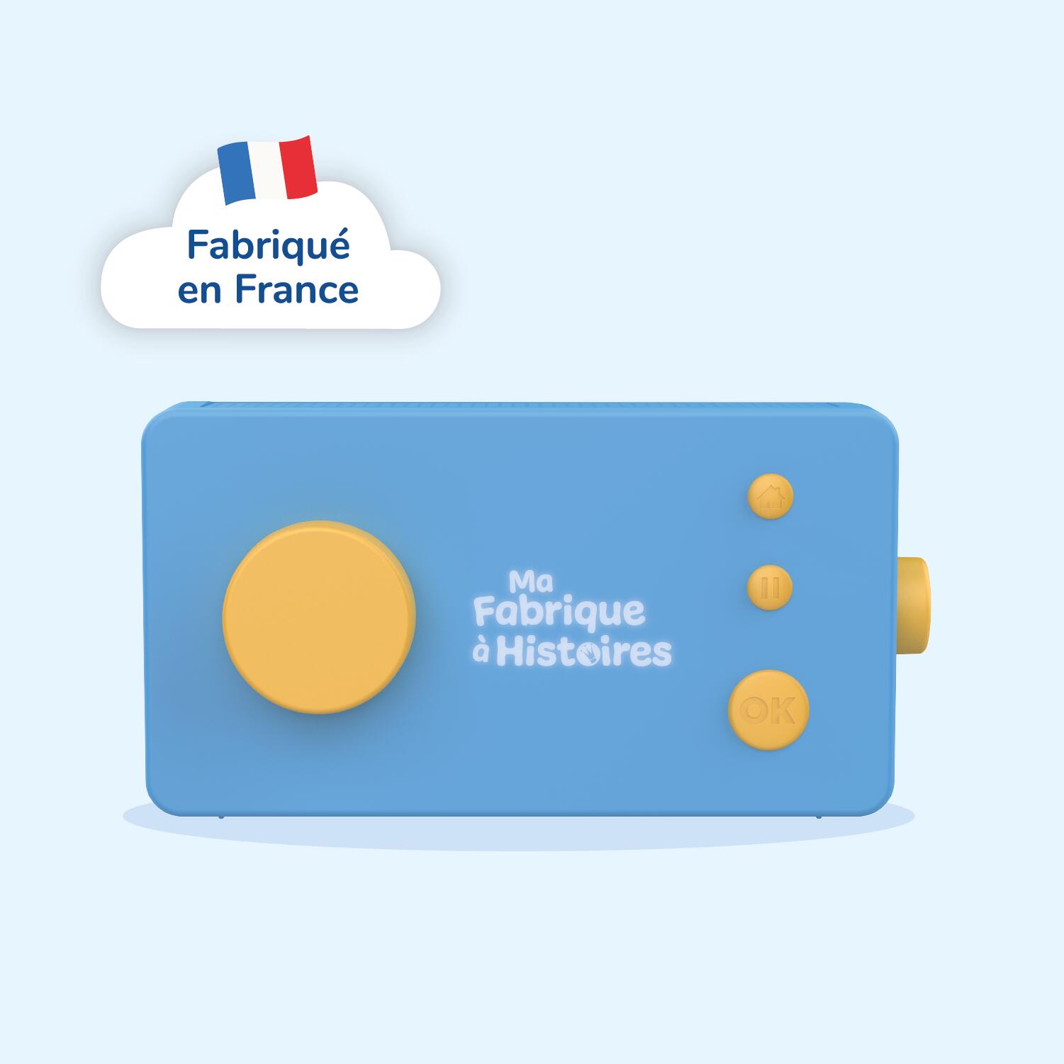 Lunii - Ma Fabrique à Histoires Bleue - Conteuse pour enfants de 3 à 8 ans 2/5