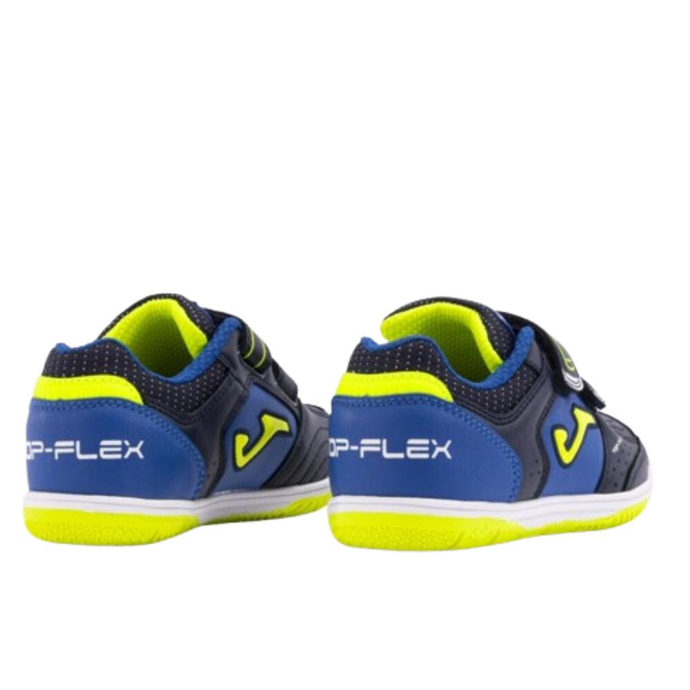 Chaussures Futsal Enfants Joma Top Flex Jr 24 IN Bleu Marine 3/6