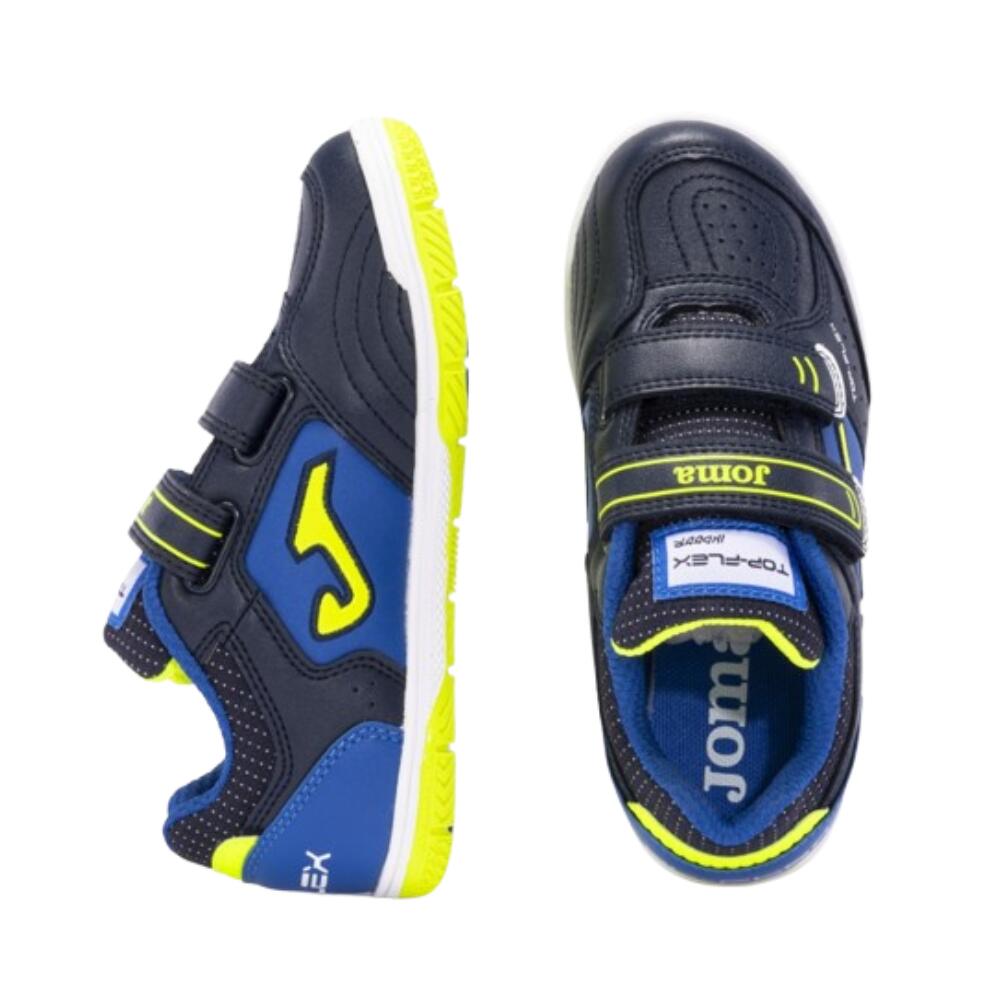 Chaussures Futsal Enfants Joma Top Flex Jr 24 IN Bleu Marine 4/6