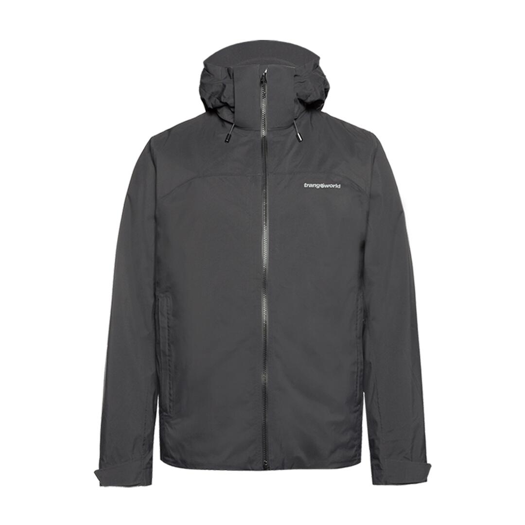 TRANGOWORLD Chaqueta 3 en 1 para Hombre Trangoworld Stabio complet Gris/Negro Impermeable