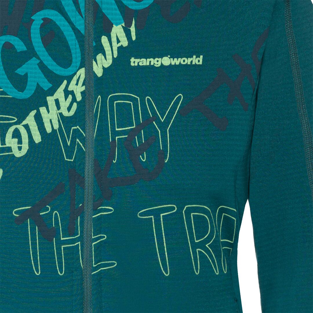 Chaqueta de Trail Running para Mujer Trangoworld Miage Azul 2/2