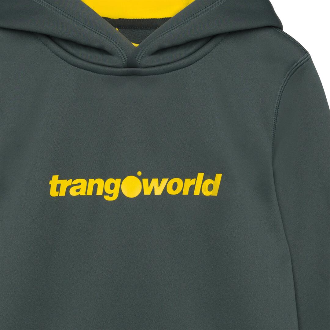 Sudadera para niños Trangoworld Kura Gris/Verde 2/2