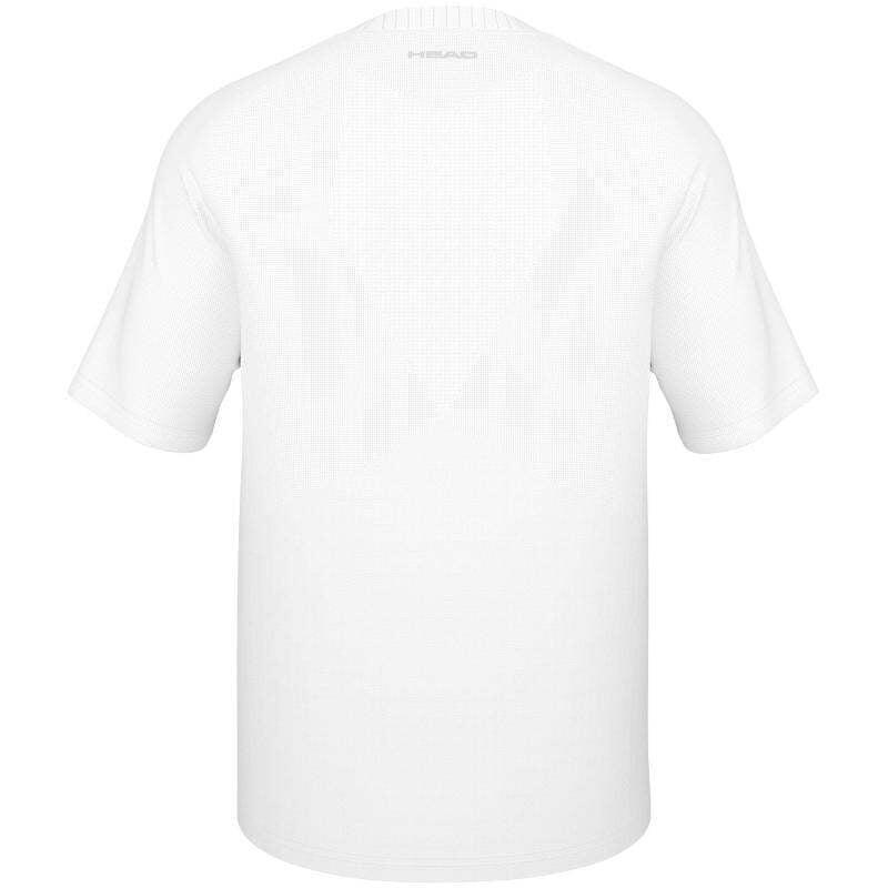 Camiseta Head Performance Blanco Imprimé 3/5