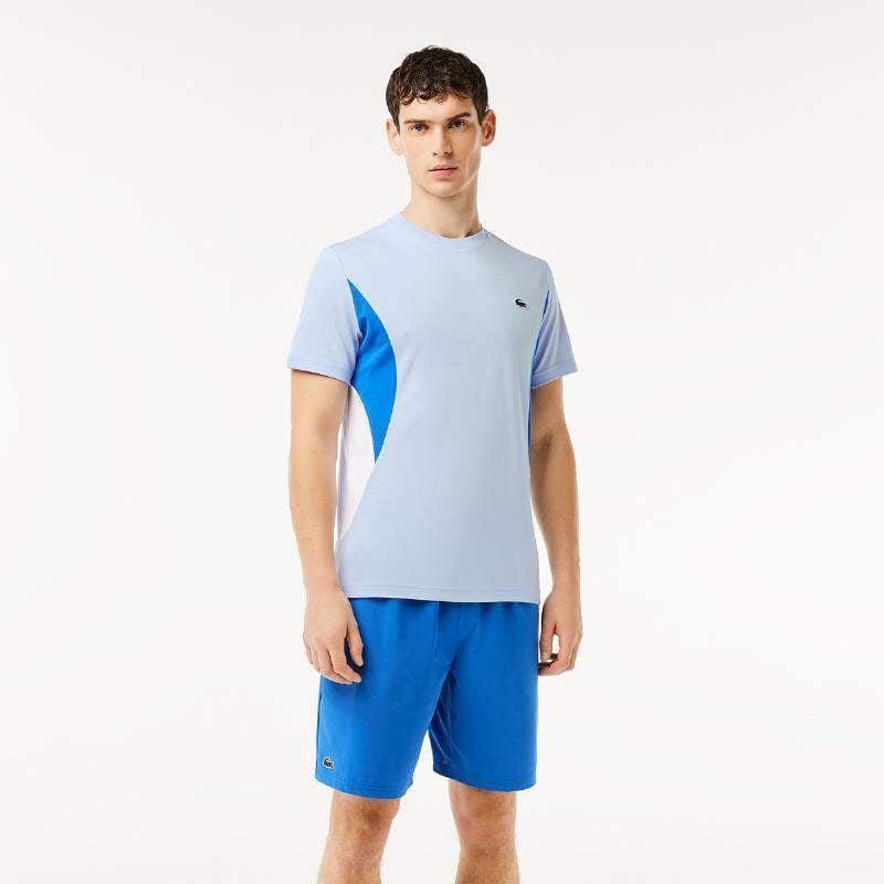 Camiseta Lacoste Novak Djokovic Azul Claro 3/5