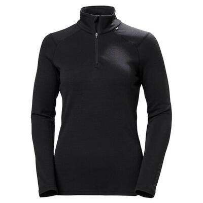 Dames sweatshirt met 1/2 rits helly hansen lifa merino midweight