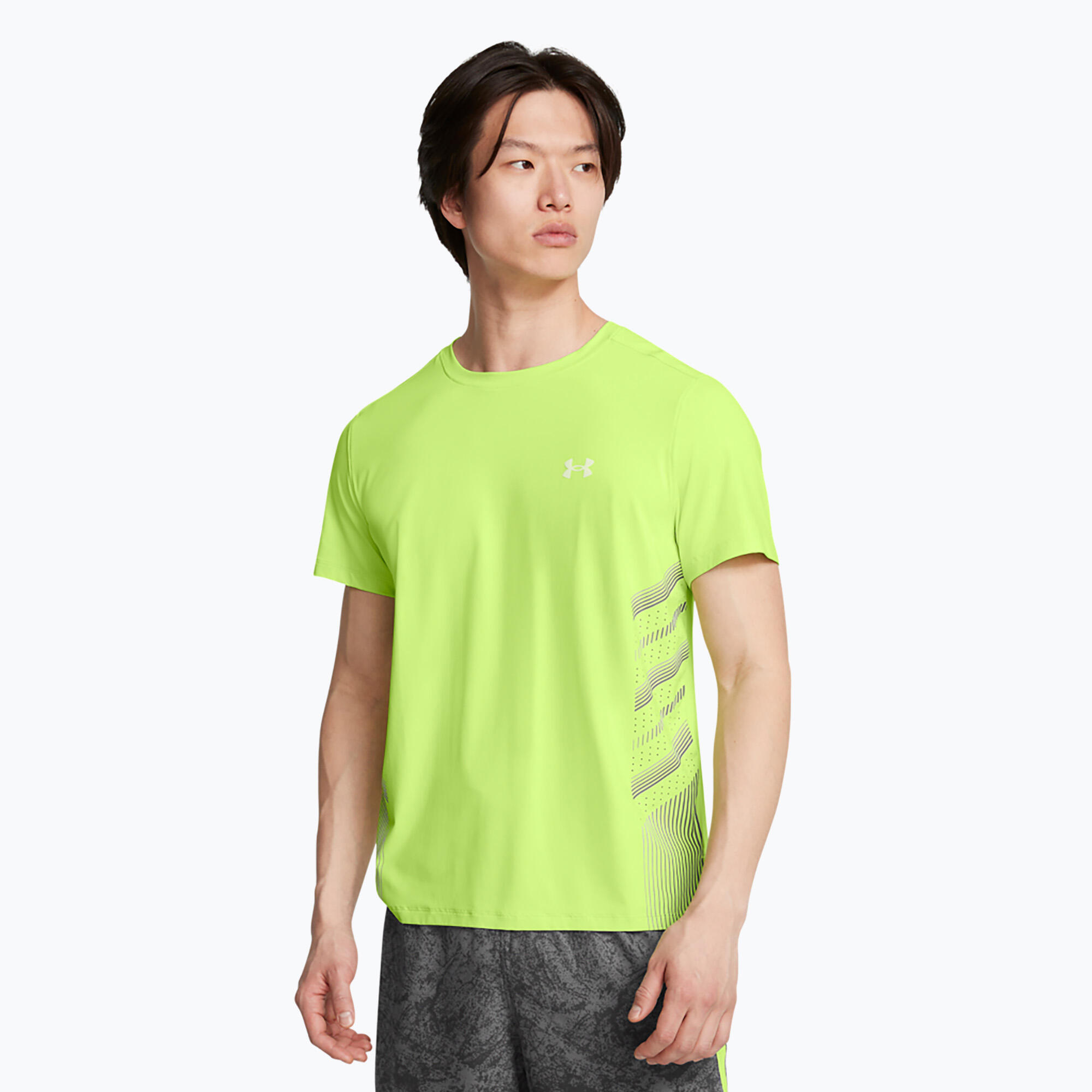 Maillot manches courtes Under Armour Launch Elite Vert Homme 4/5