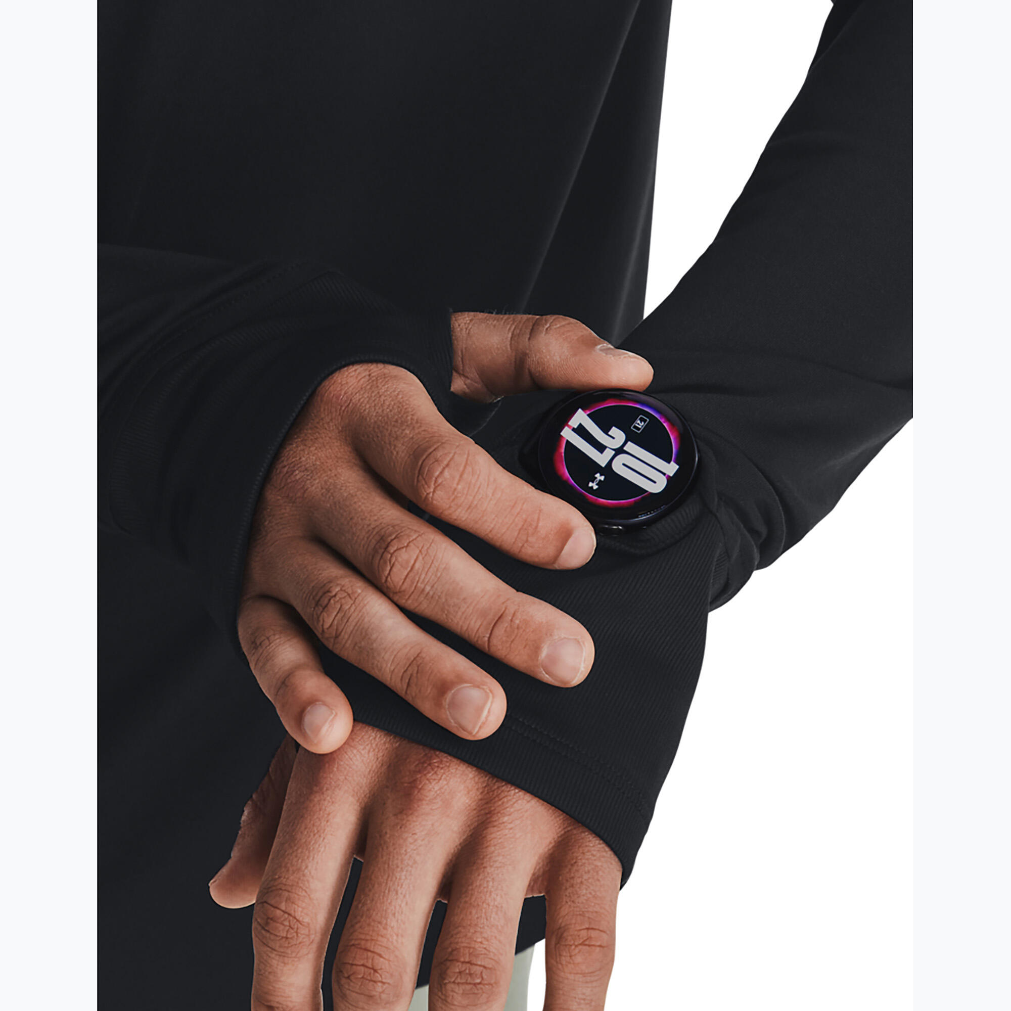 Haut 1/2 Zip Under Armour Qualifier Run Noir 5/7