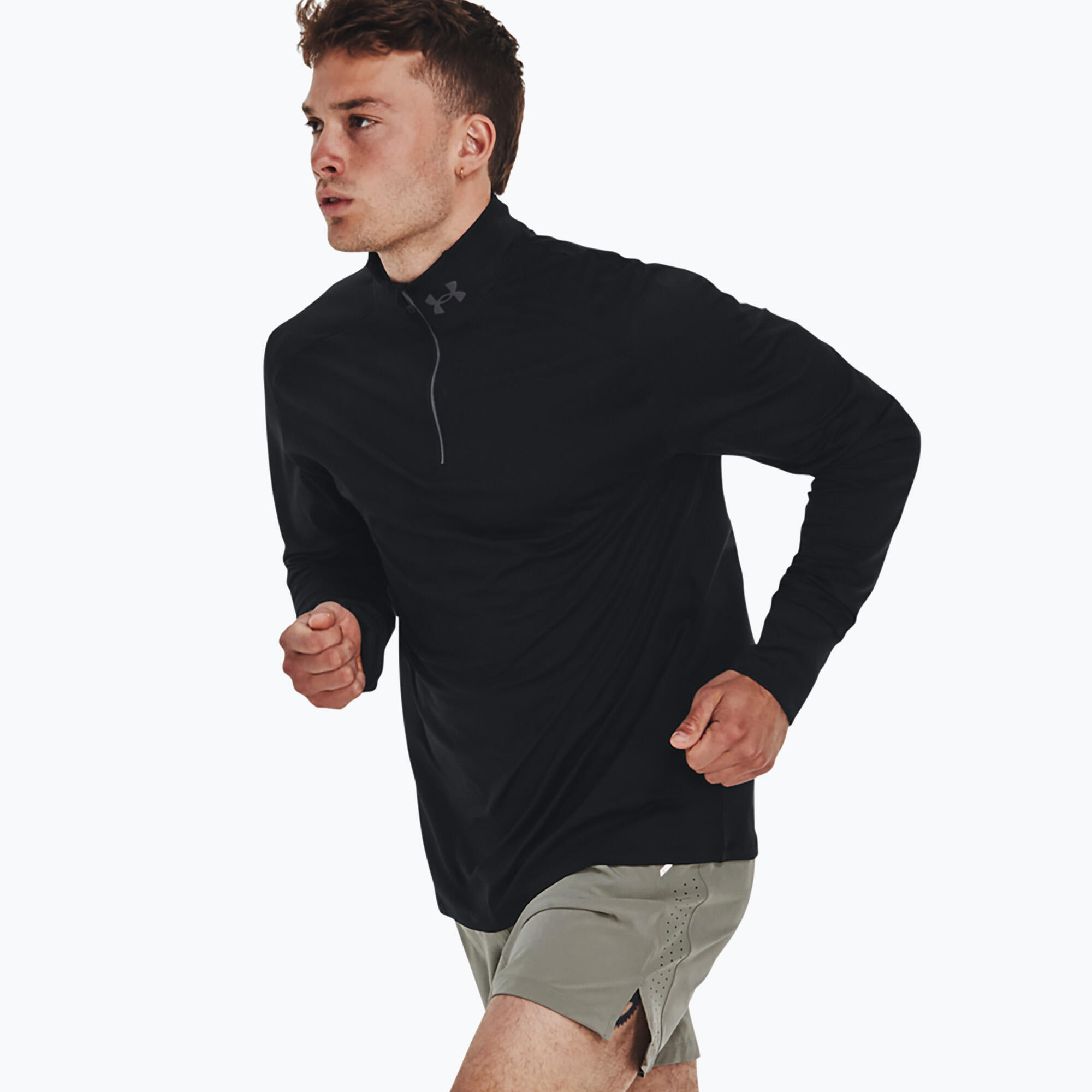 Haut 1/2 Zip Under Armour Qualifier Run Noir 2/7