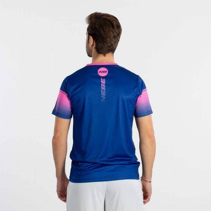 Camiseta Enebe Lob Marino Rosa 4/5