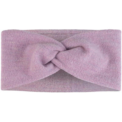 Hoofdband in merinoswol fleece voor dames buff solid