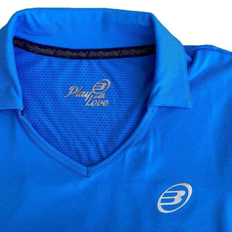 Polo Bullpadel Vergia Azul Celeste 2/5