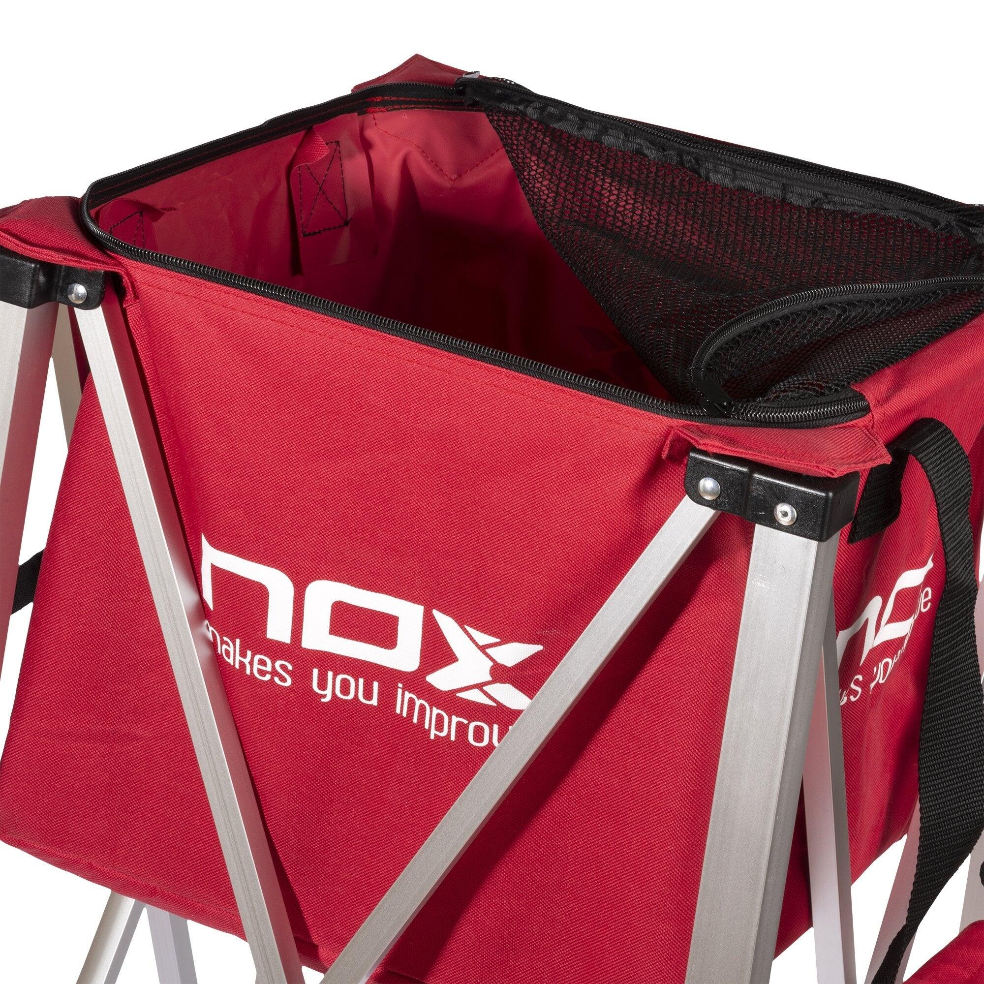 Panier Pliant A Roulettes Nox Red 3/5
