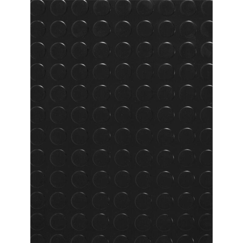 JARDIN202 - Suelo Goma Circulo Negro - Rollo 3 mm 15 JARDIN202