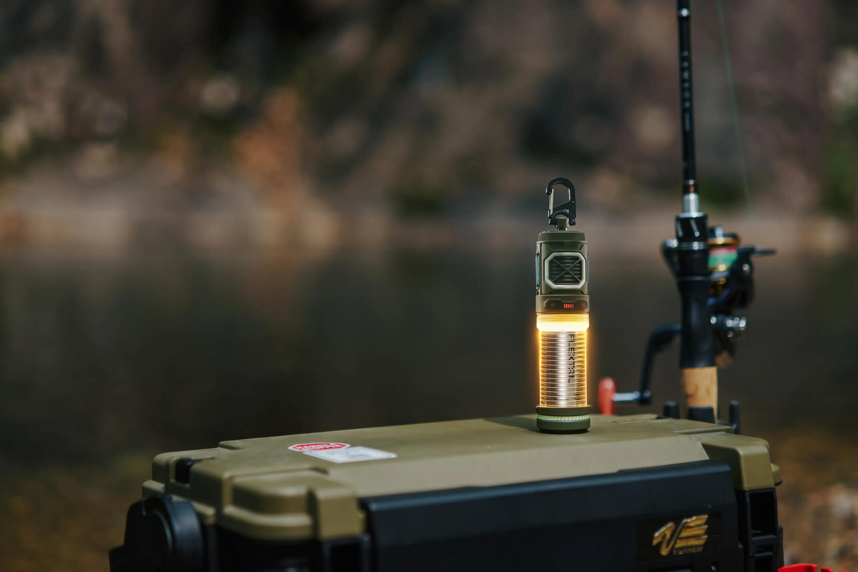 Flextail Tiny Repel S 2-in-1 Muggenverjager met Campinglamp – 400 Lumen – Zwart 2/14