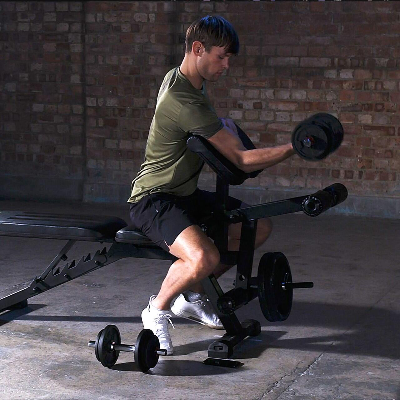 Adidas Performance Training Weight Bench with Preacher Curl 7/8