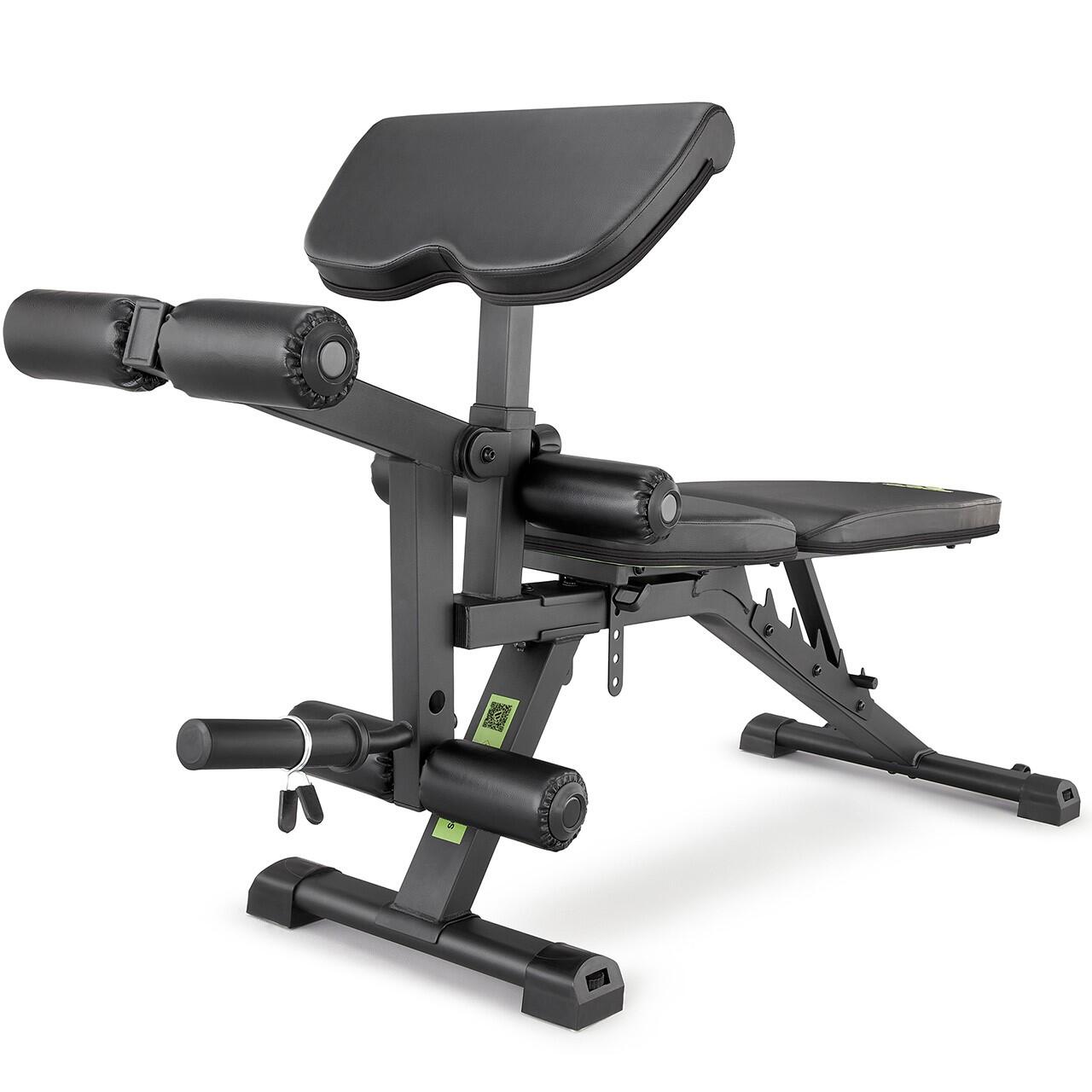 Adidas Performance Training Weight Bench with Preacher Curl 3/8