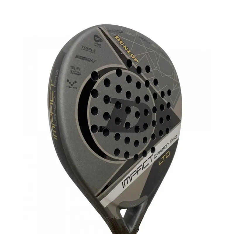 PALA PÁDEL DUNLOP IMPACT CARBON PRO LTD BLACK HL