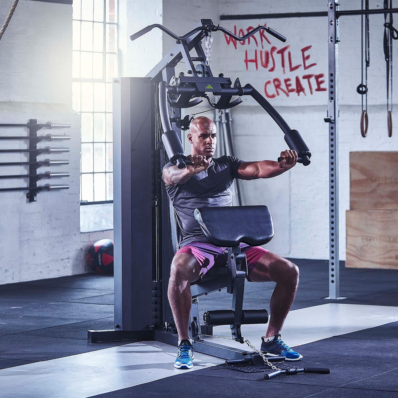 Appareils à charge guidée Performance Home Gym - Tour charges 100kg 7/7
