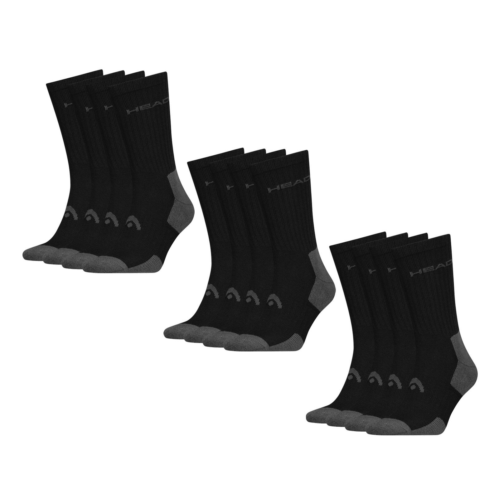 HEAD Sportsocken weich dämpfend mit Logo Unisex - Crew-Tennissocken
