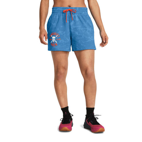 Pantaloncini da allenamento da donna Under Armour Project Rock Underground Terry