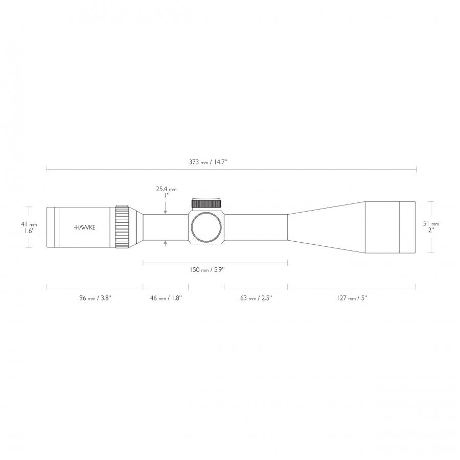 Ottica Hawke Vantage SF 6-24X44 7/7