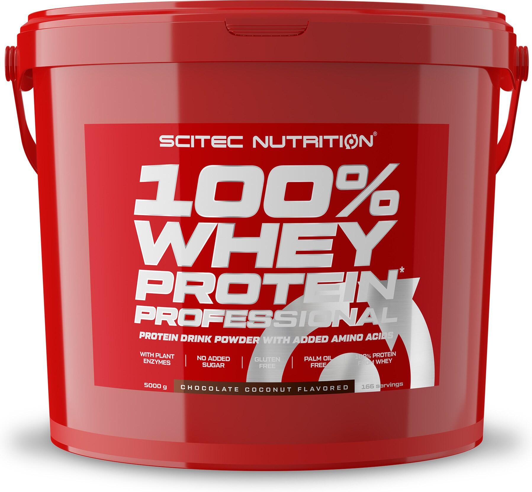 100% Whey Protein Professional - 5 kg chocolade met koekjes Scitec Nutrition 3/4